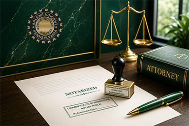 Arlene Vincent Mobile Notary Public Logo
